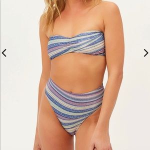 Frankie’s Bikini Set - Shimmy Blue Print